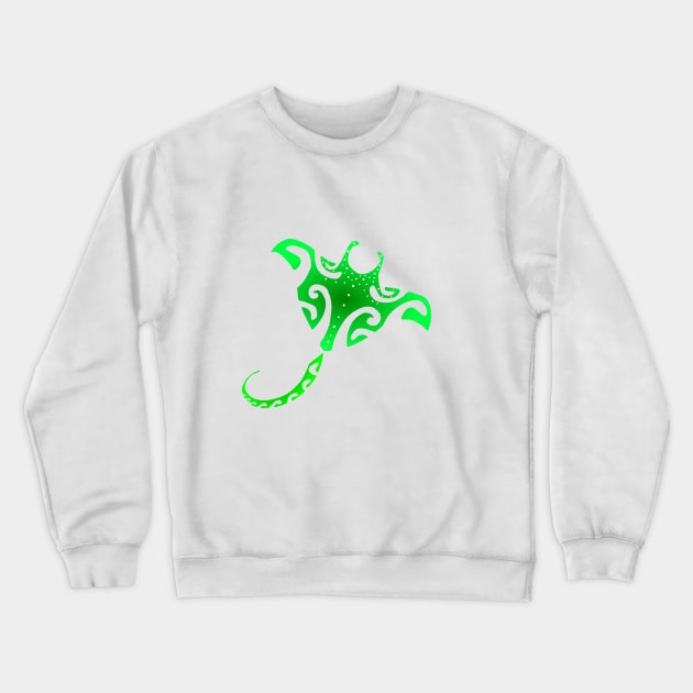 FAFAPITI (Green) Crewneck Sweatshirt by Nesian TAHITI